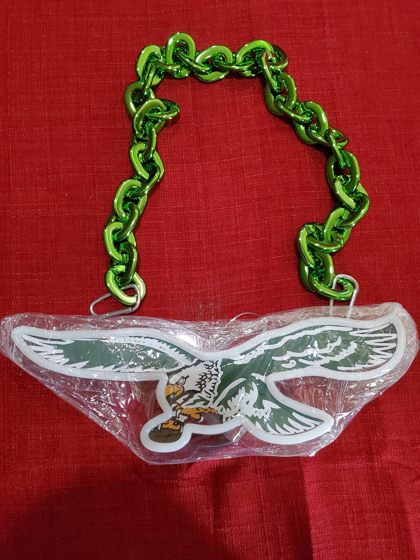 EAGLES Retro EAGLES FAN White neon 5V LED NECKLACE CHAIN