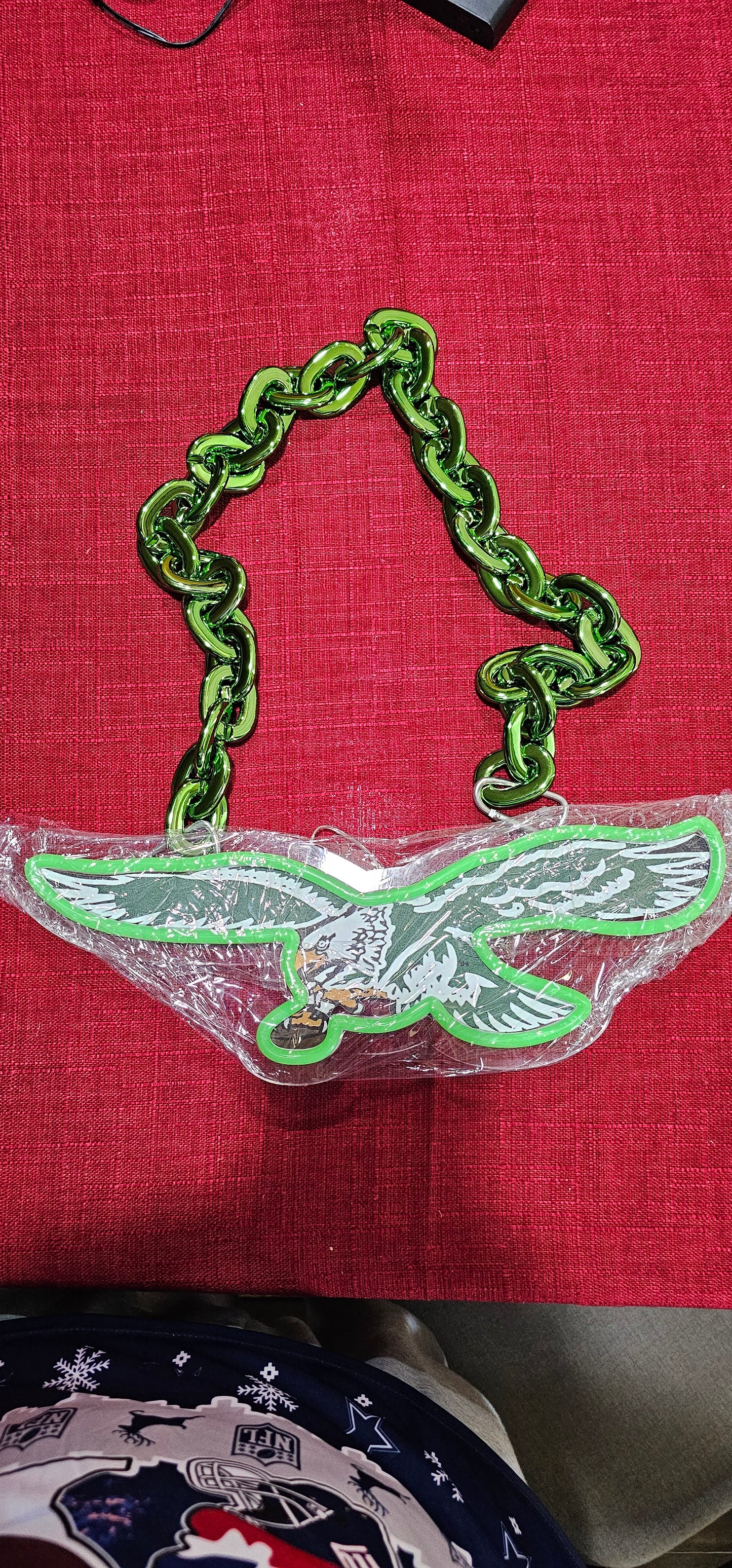 EAGLES Retro EAGLES FAN Green neon 5V LED NECKLACE CHAIN