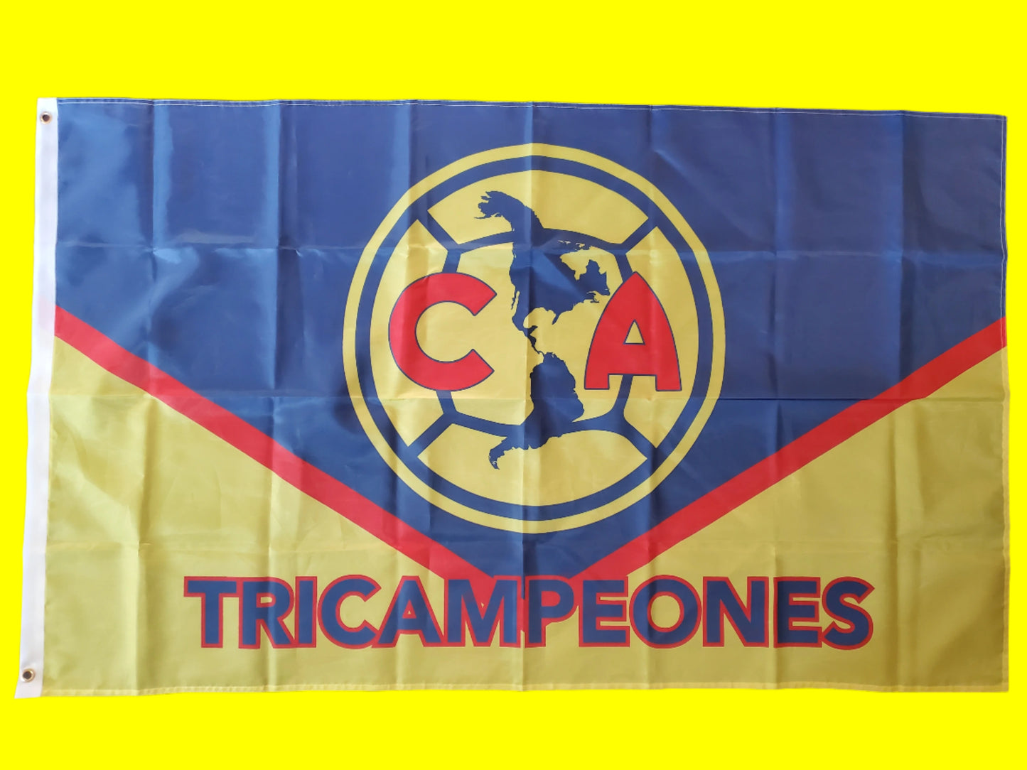 America club America Tri-campeones 3ft X 5ft Flag single print 1 ply