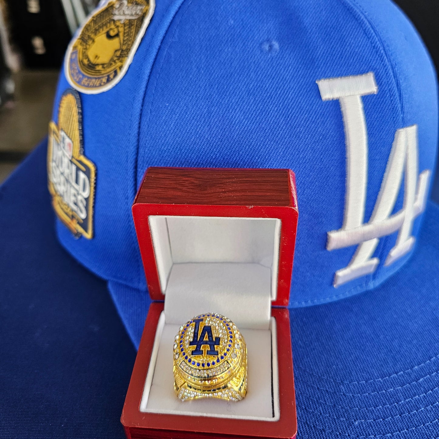LA 2024 WORLD SERIES RING replica with box