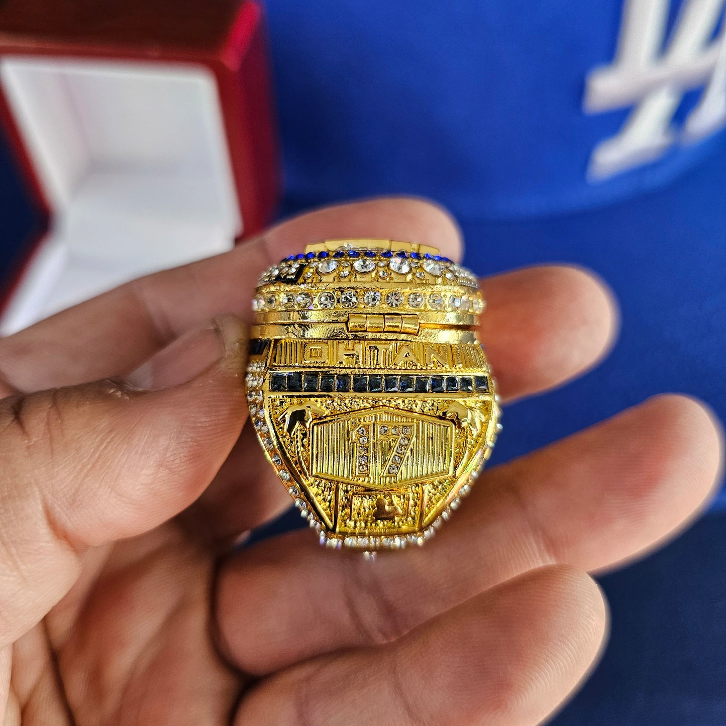 LA 2024 WORLD SERIES RING replica with box