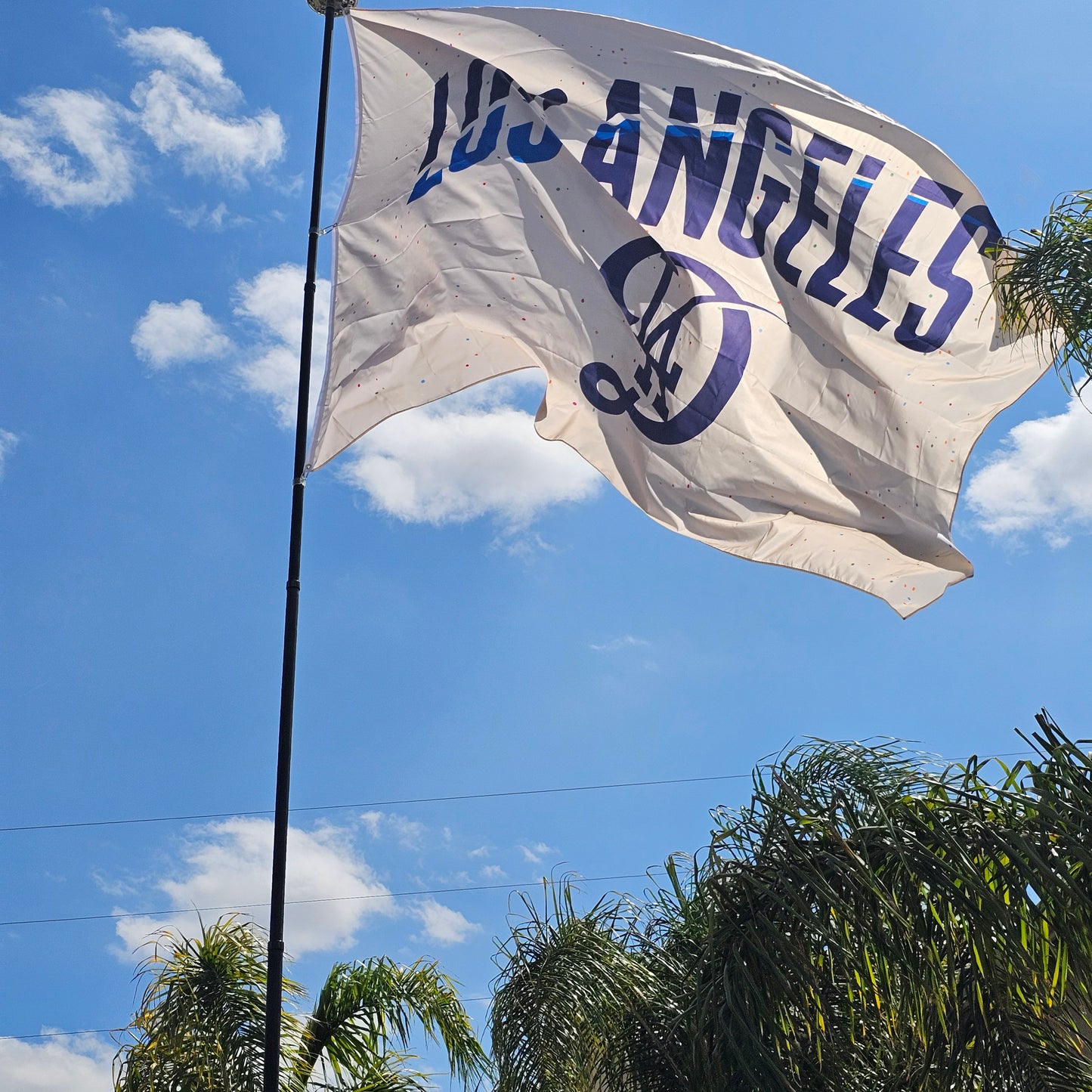 Dodgers city connect flag 8ft × 12ft biggest dodger flag