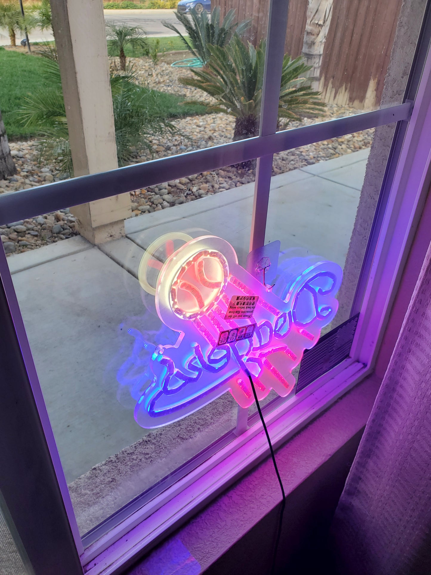 Dodger Shower LED Light-Up LA Dodgers chain 12v 13x14