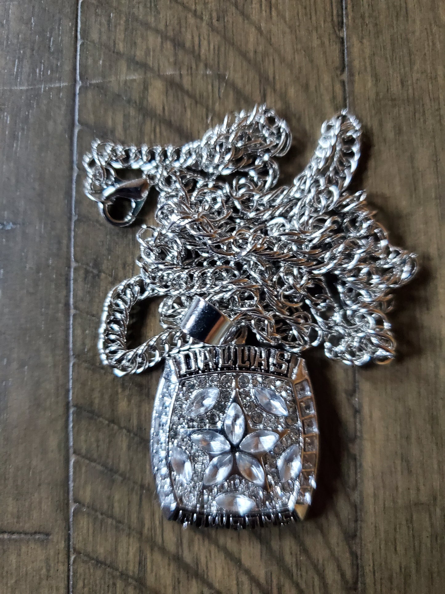 5 time superbowl champions cowboys necklace set 72,78,93,94,96