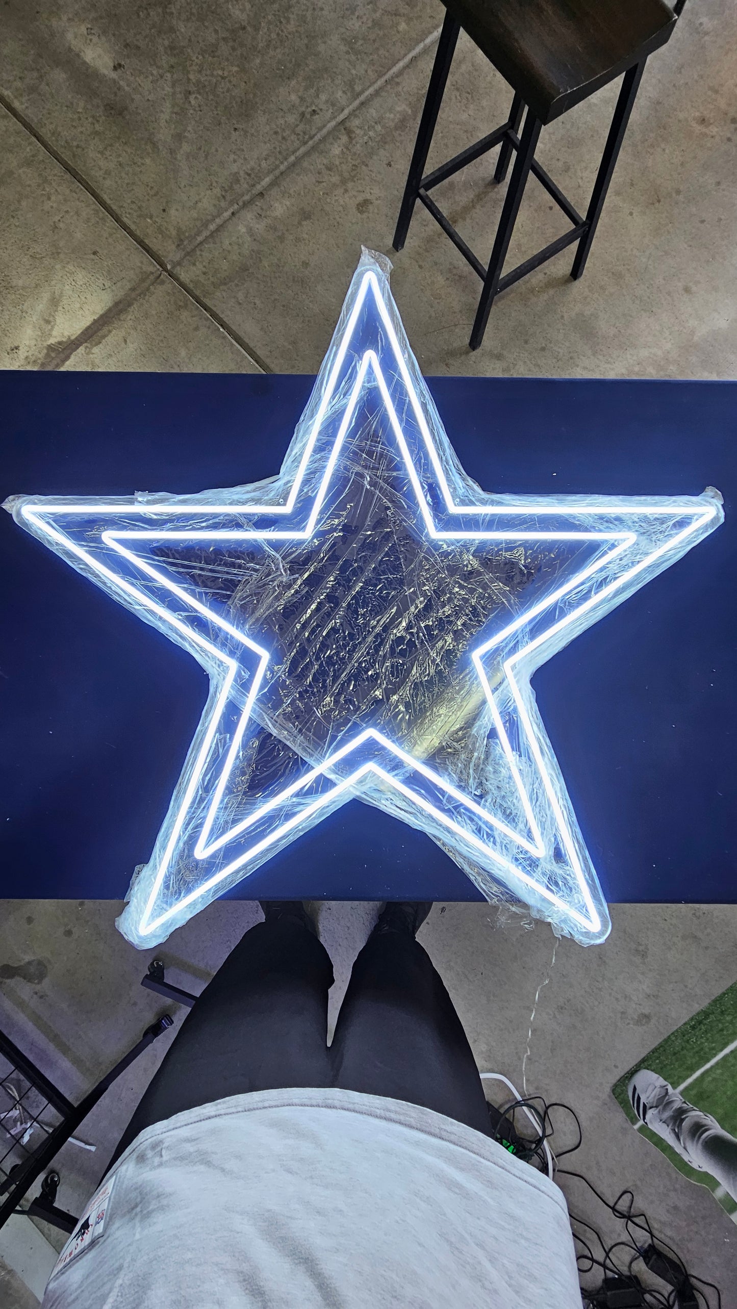 40 inch Cowboys Star w/remote