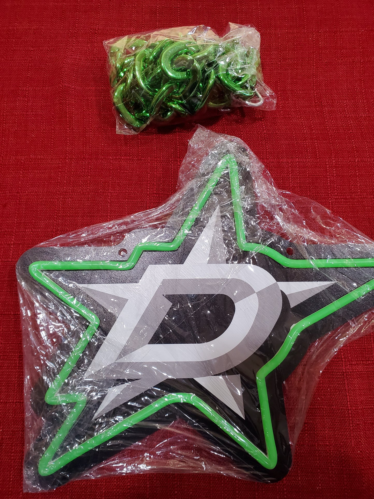 DALLAS STARS led chain sign 5v 3 AA