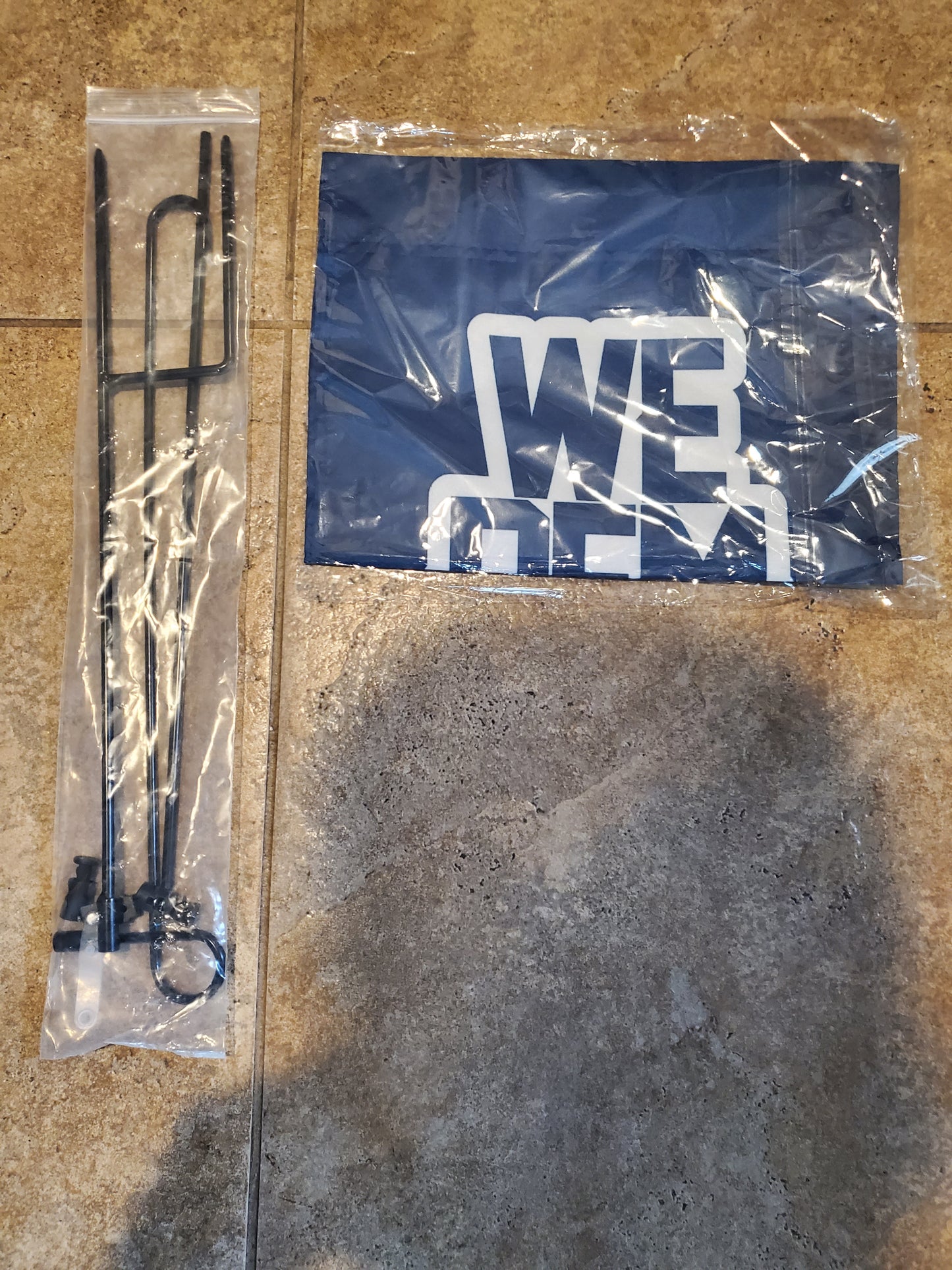 Cowboys we dem boys Garden flag single ply 2 sided  print.