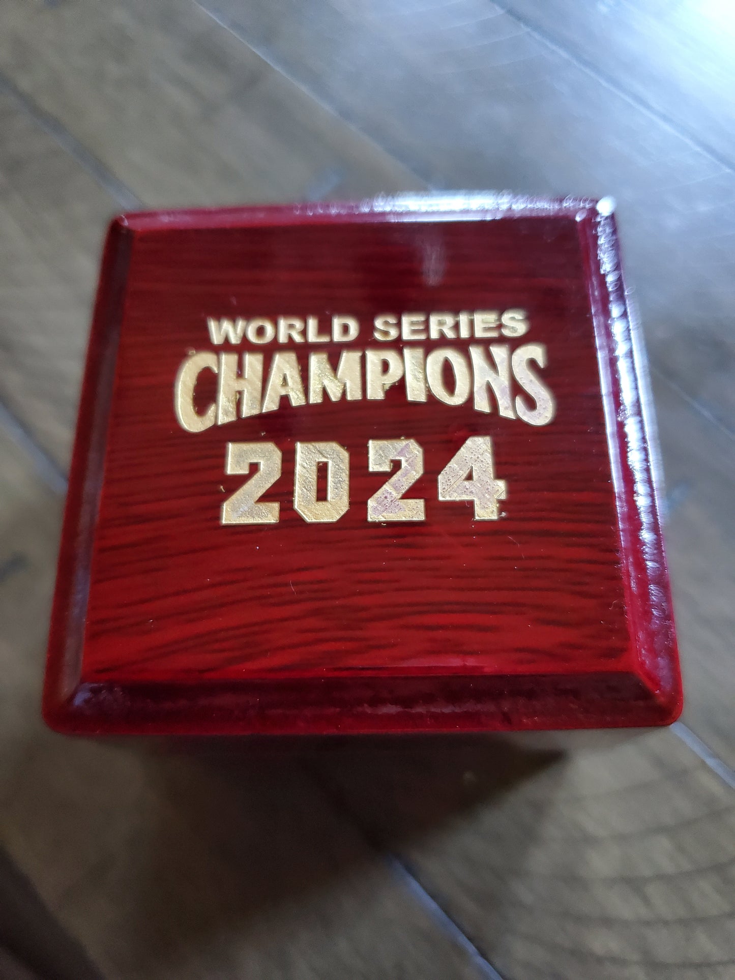LA 2024 WORLD SERIES RING replica with box