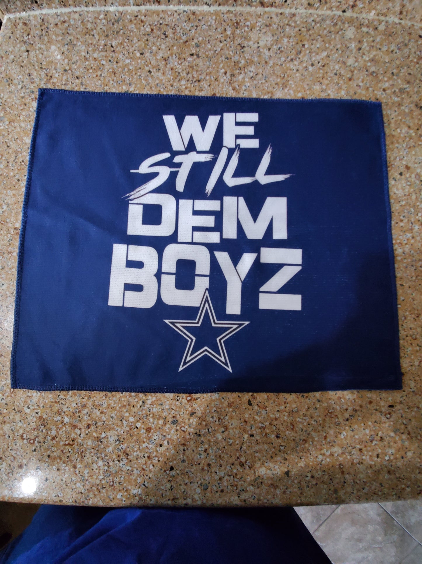 Cowboys Rally towel 2 sided print
