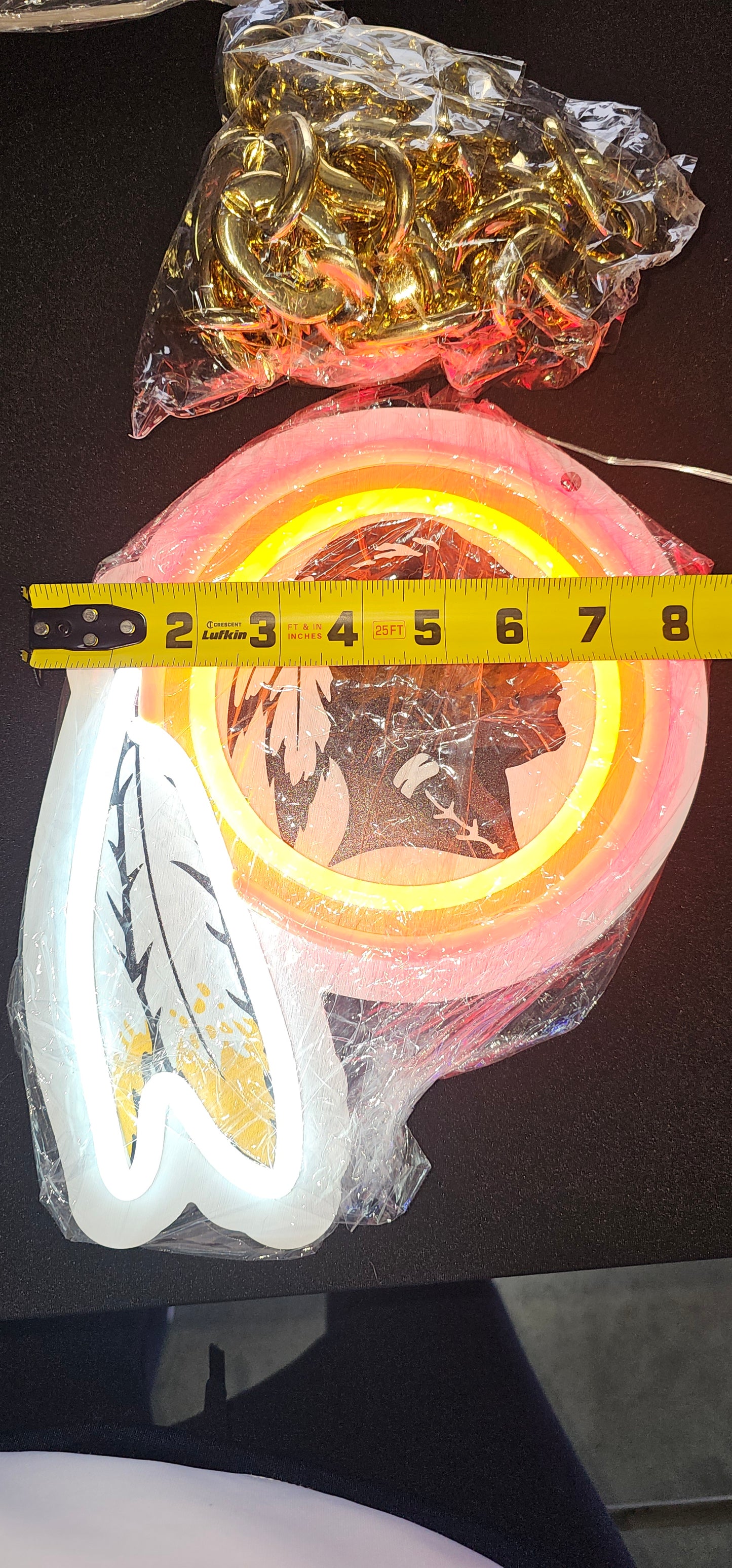 WASHINGTON Redskins led chain sign 5v