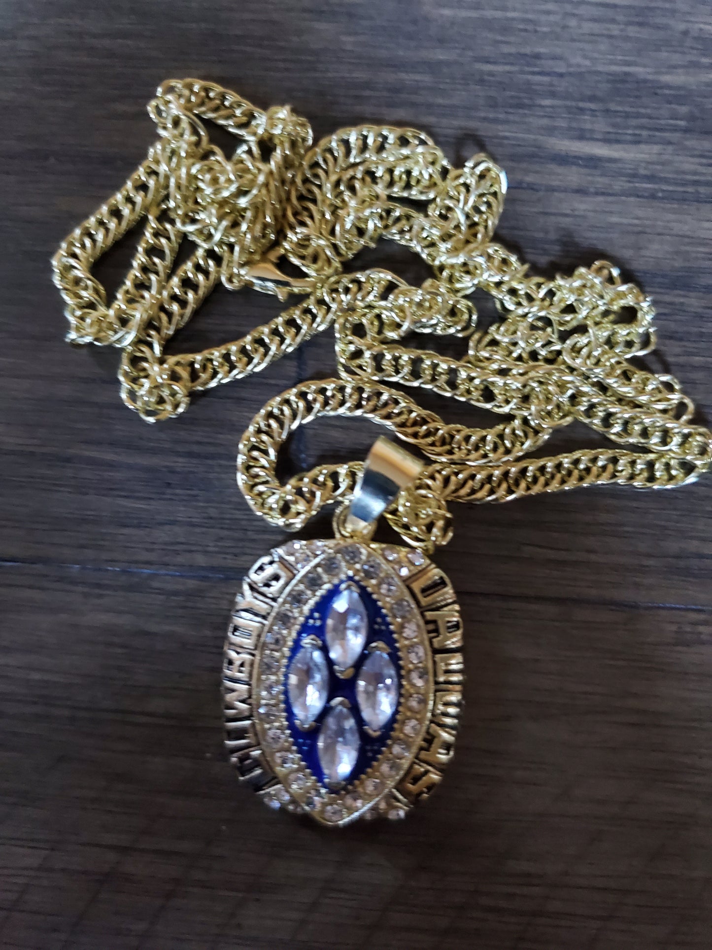 5 time superbowl champions cowboys necklace set 72,78,93,94,96