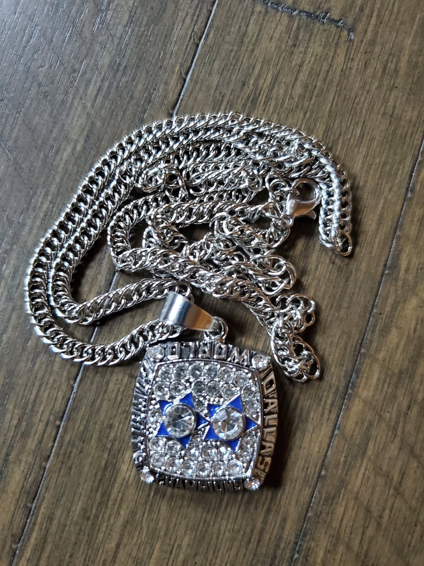 5 time superbowl champions cowboys necklace set 72,78,93,94,96