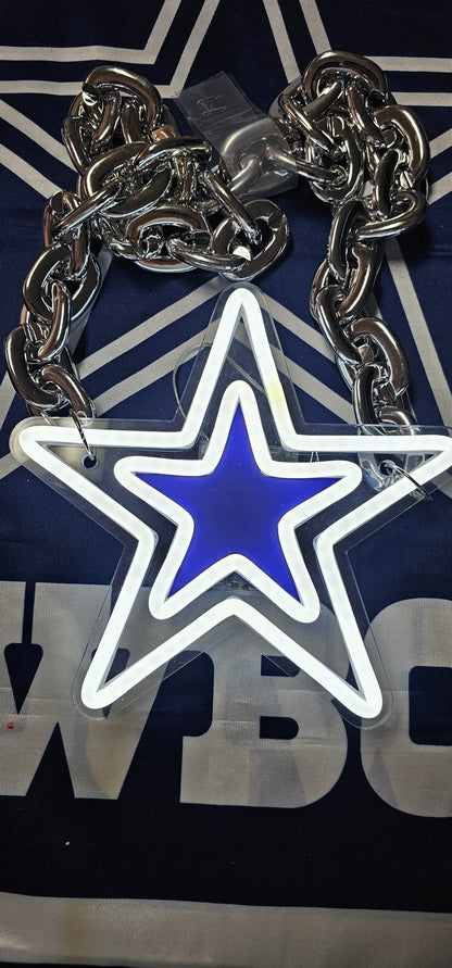 Dallas Cowboys Light Up Gameday MINI Star Chain