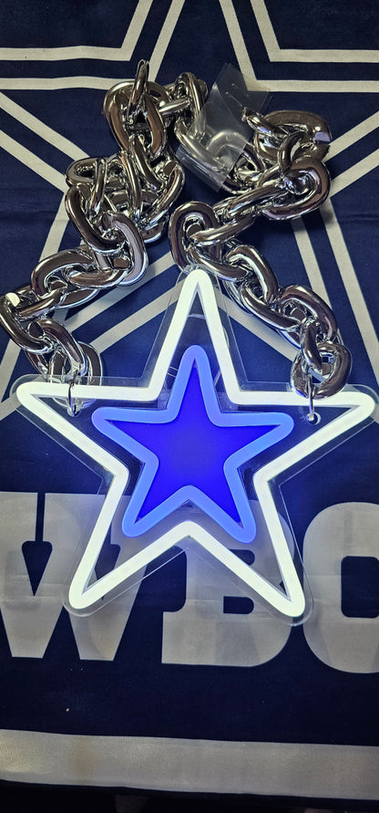 Dallas Cowboys Light Up Gameday MINI Star Chain