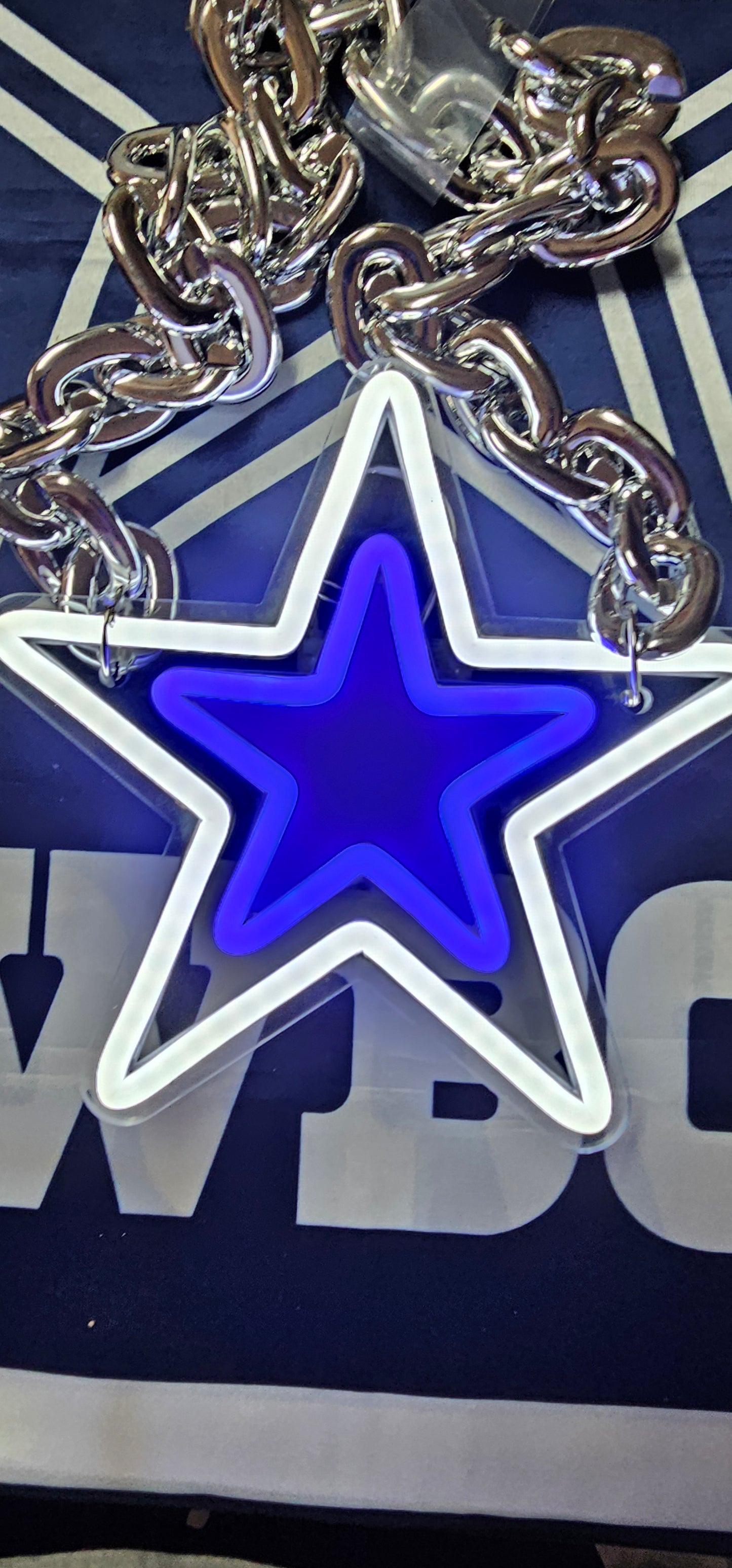 Dallas Cowboys Light Up Gameday MINI Star Chain