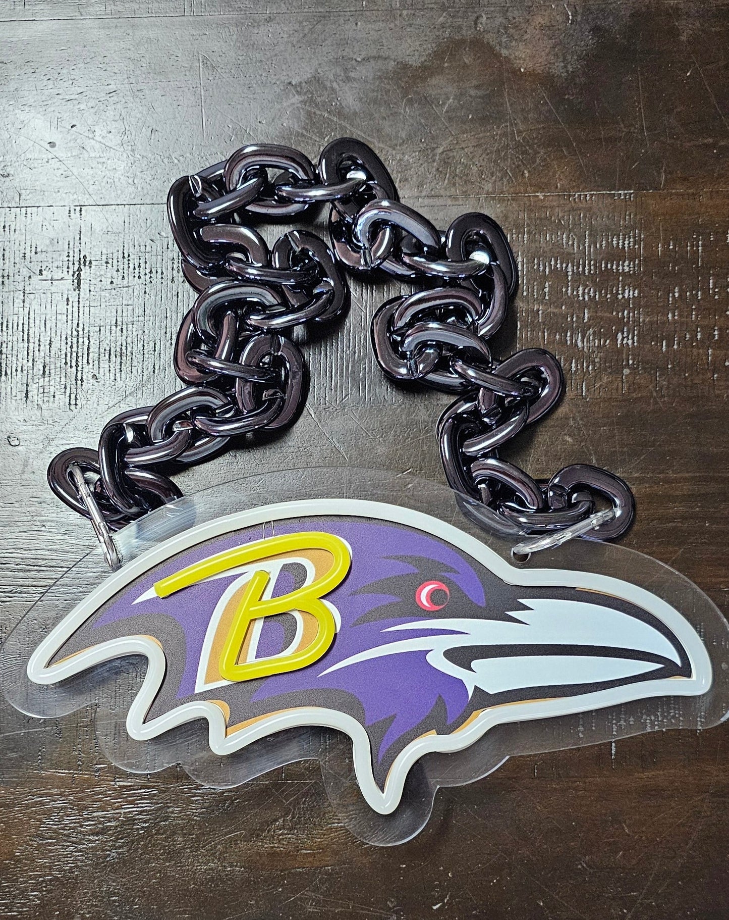 Ravens Fan Chain 5v led