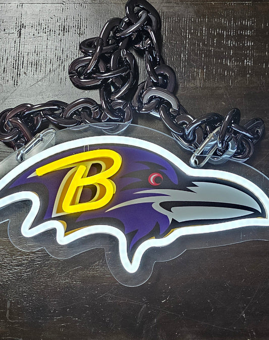 Ravens Fan Chain 5v led