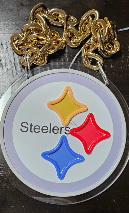 STEELERS FAN LED NECKLACE CHAIN