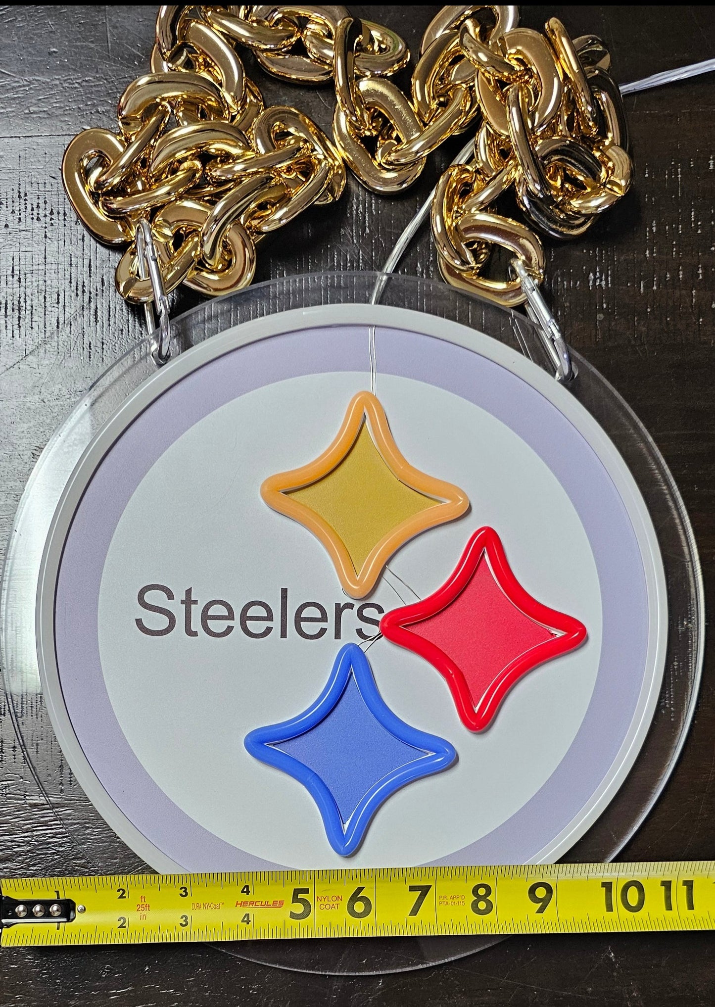 STEELERS FAN LED NECKLACE CHAIN