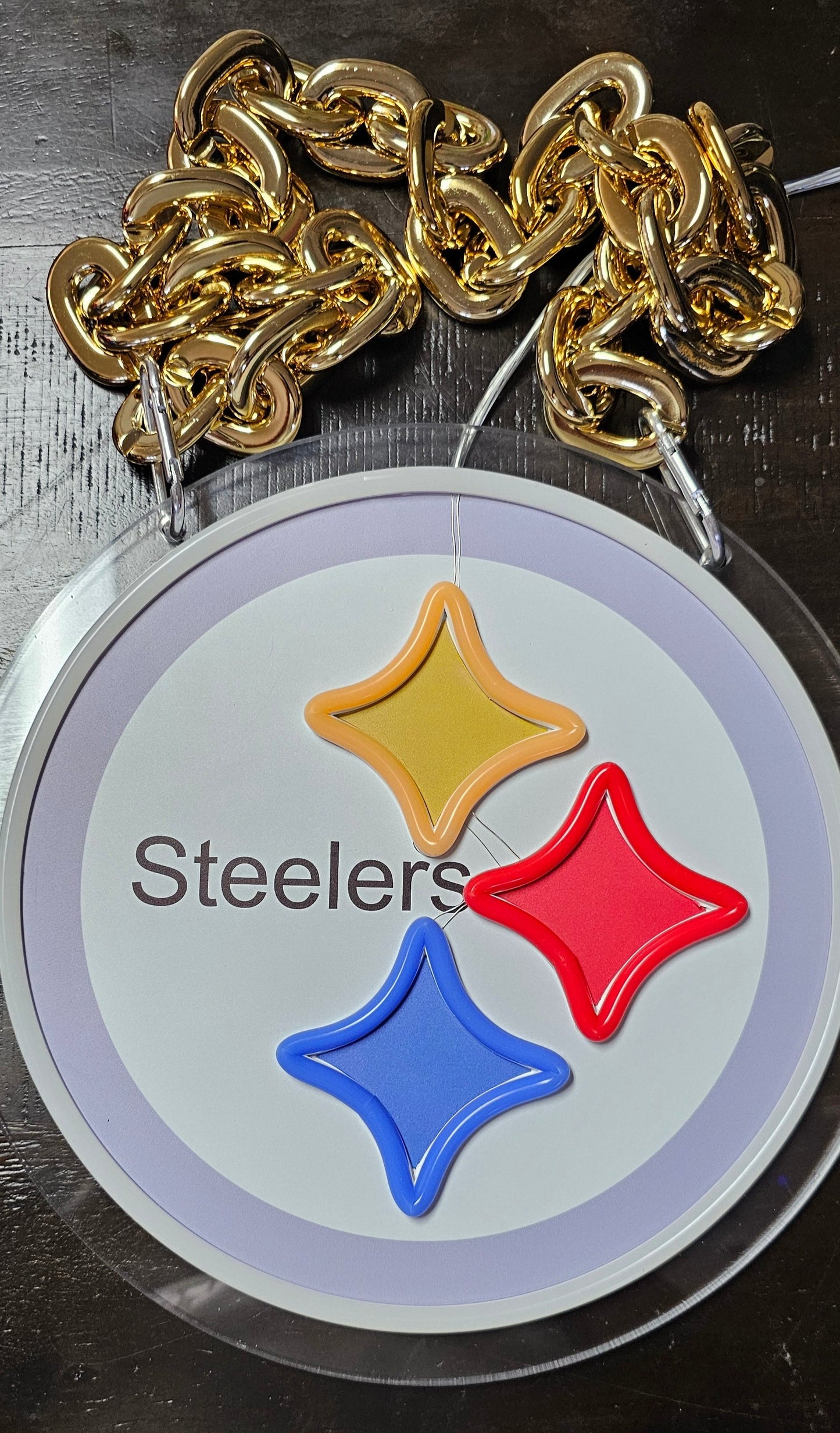 STEELERS FAN LED NECKLACE CHAIN