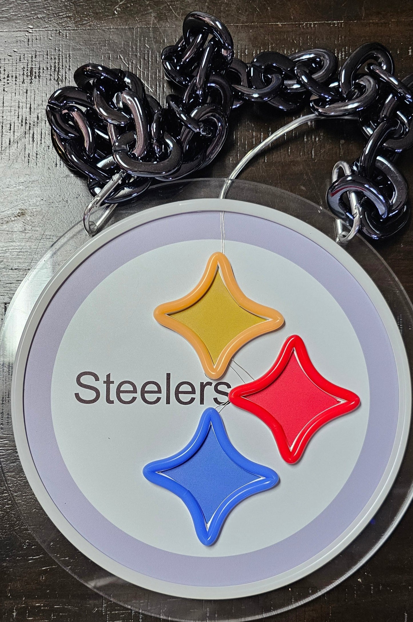 STEELERS FAN LED NECKLACE CHAIN