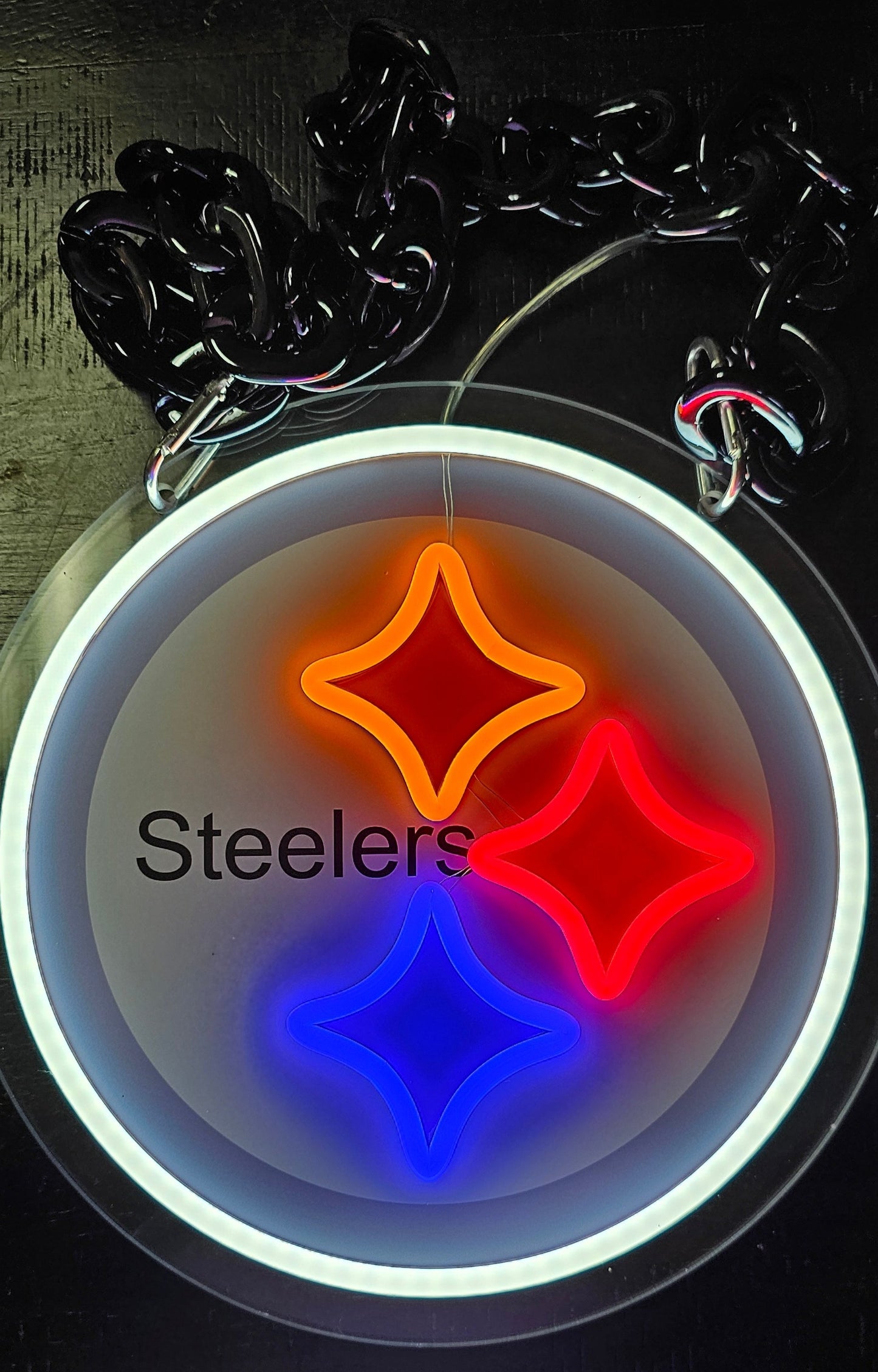 STEELERS FAN LED NECKLACE CHAIN