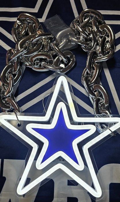 Dallas Cowboys Light Up Gameday MINI Star Chain