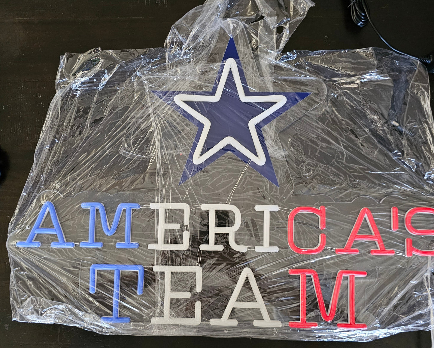 DALLAS COWBOYS AMERICA'S TEAM LED WALL Sign