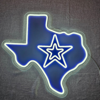 Cowboy Texas LED Sign