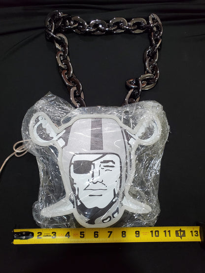 LAS VEGAS RAIDERS LED PIRATE MAN NECKLACE 12v dual power