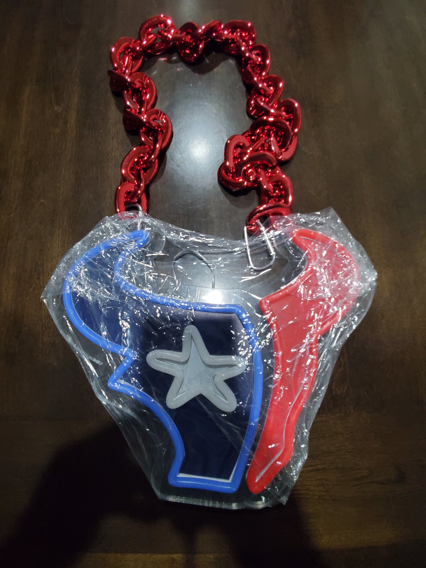 Houston Texans led logo necklace chain 5v