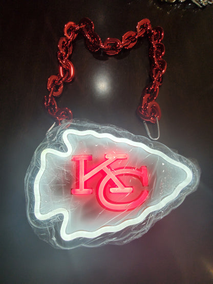 KANSAS CITY CHIEFS FAN LED 5V WHITE UV