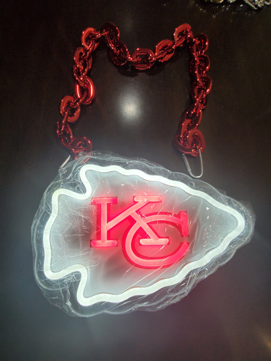 KANSAS CITY CHIEFS FAN LED 5V WHITE UV