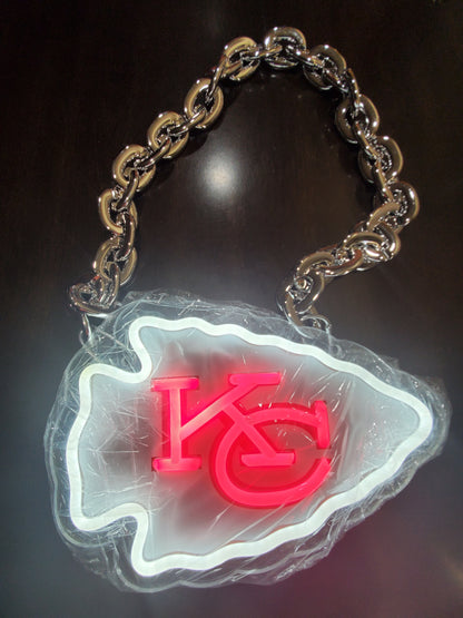 KANSAS CITY CHIEFS FAN LED 5V WHITE UV