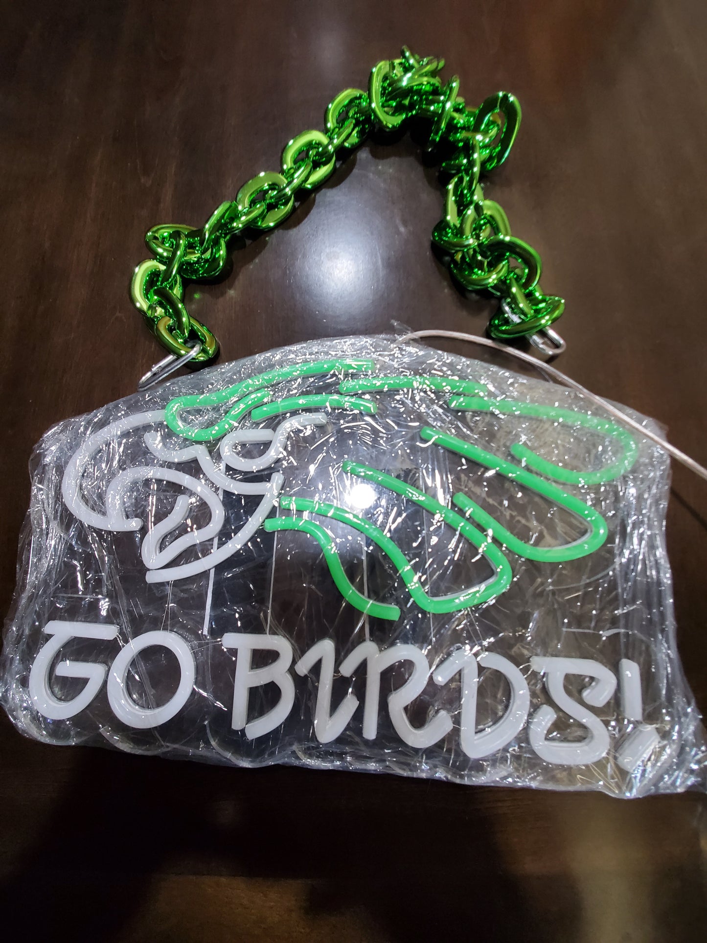 EAGLES GO BIRDS FAN 12V LED FOR WALL AND NECKLACE CHAIN DUAL POWER with remote dimmer control