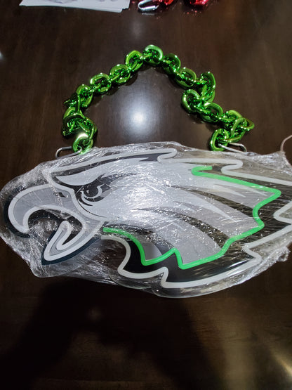 EAGLES FAN 12V LED FOR WALL AND NECKLACE CHAIN DUAL POWER with remote dimmer control