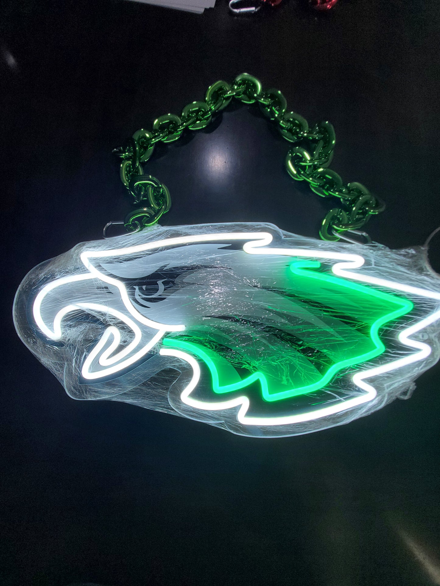 EAGLES FAN 12V LED FOR WALL AND NECKLACE CHAIN DUAL POWER with remote dimmer control