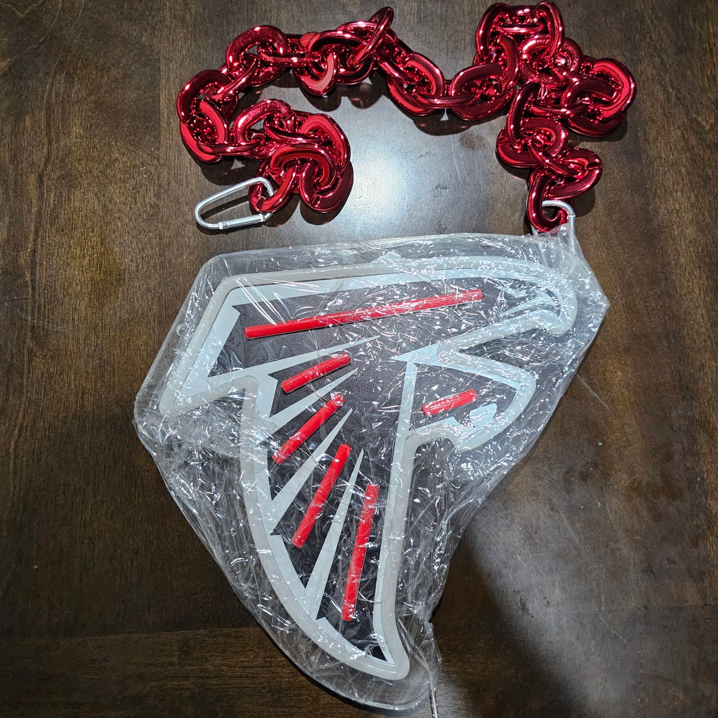 ATLANTA FALCONS led chain sign 12v dual power with remote and dimmer