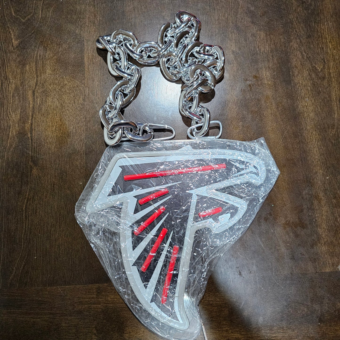 ATLANTA FALCONS led chain sign 12v dual power with remote and dimmer