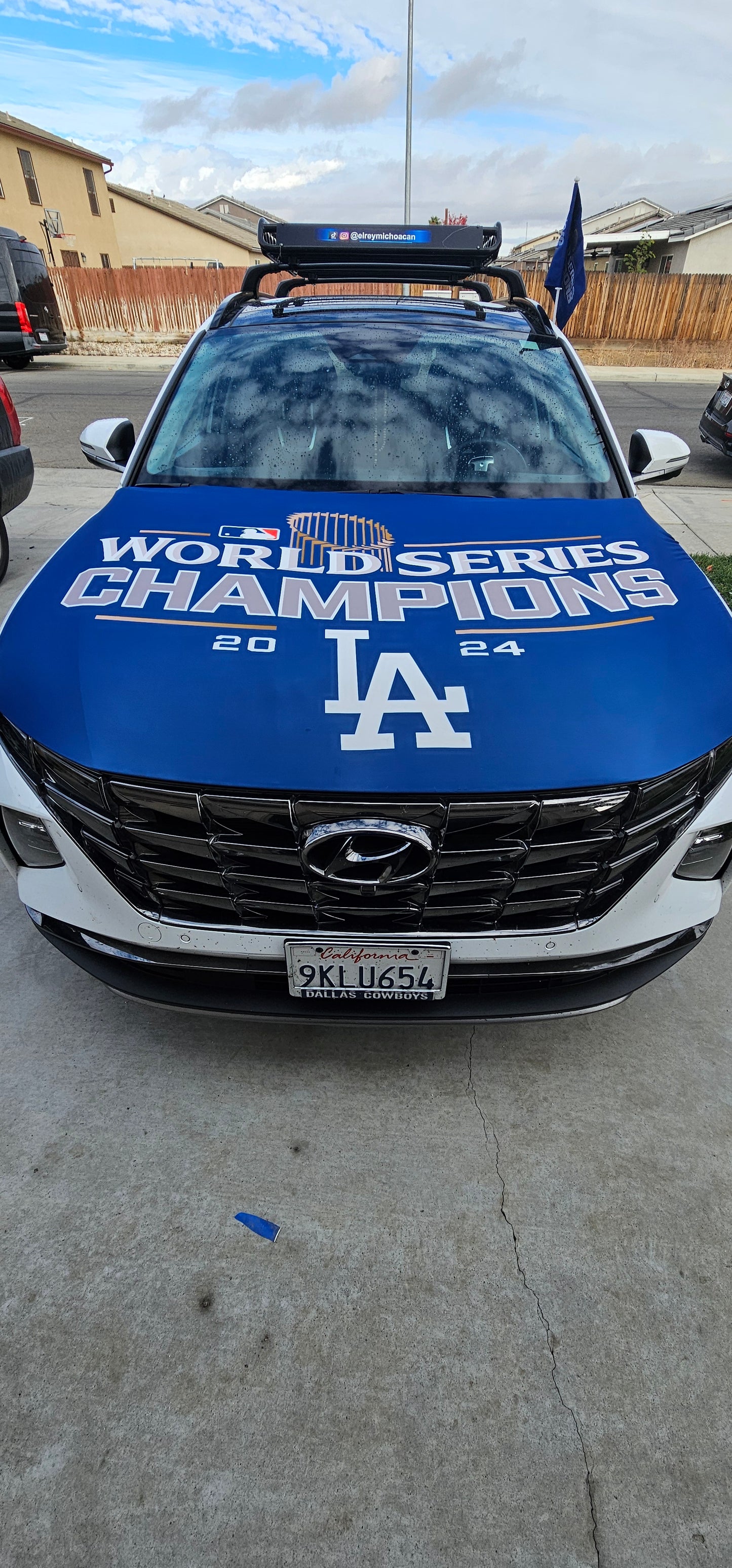 DODGERS HOOD COVERS