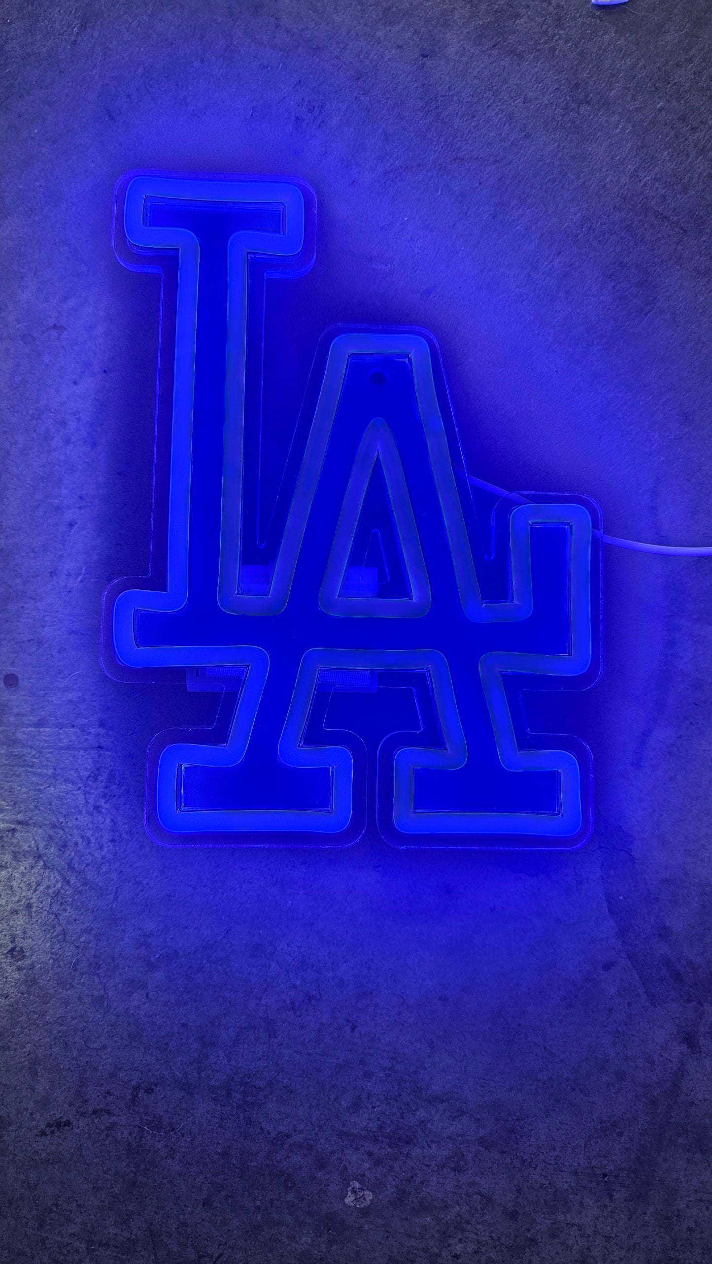 LED Light-Up LA Dodgers chain 5v 10 × 8