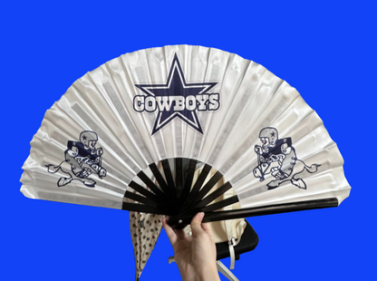 Cowboys Hand Fan