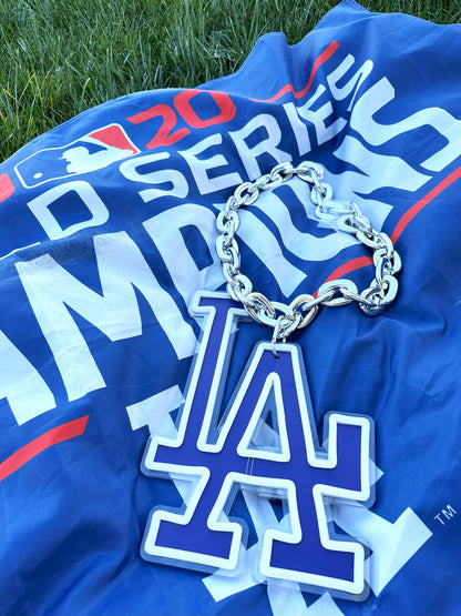 LED Light-Up LA Dodgers chain 12v 14 × 10