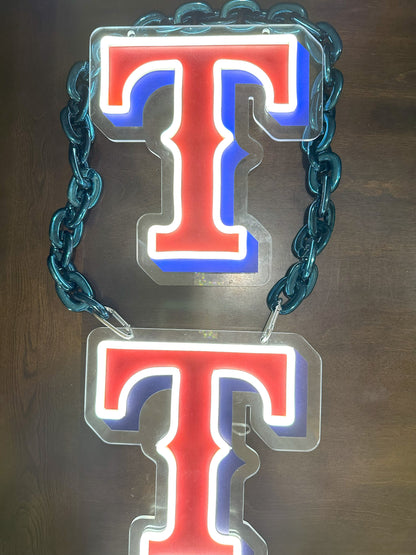 Texas Rangers LED Chain