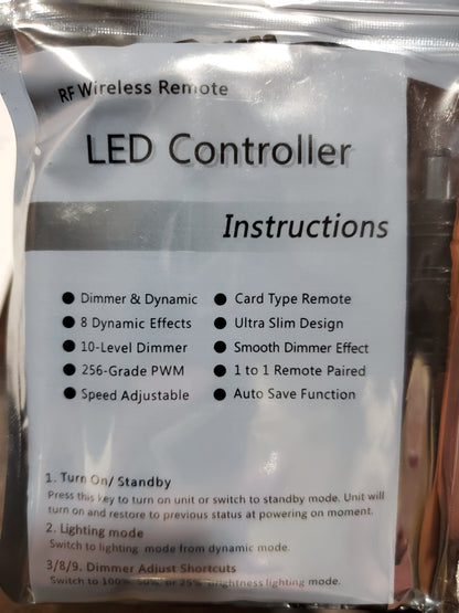 LED sign Dimmer WITH remote