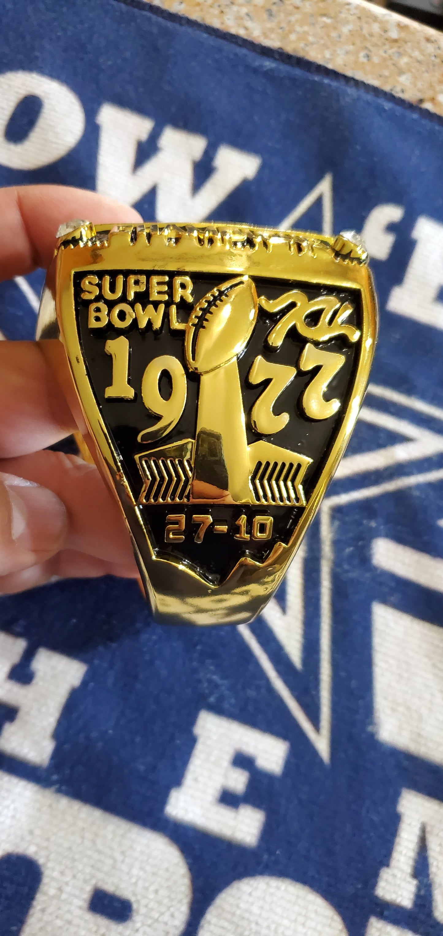 Dallas Super Bowl 71,77,92,93,95 champions Jumbo rings