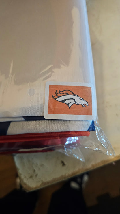 Broncos  flag 8 X 12