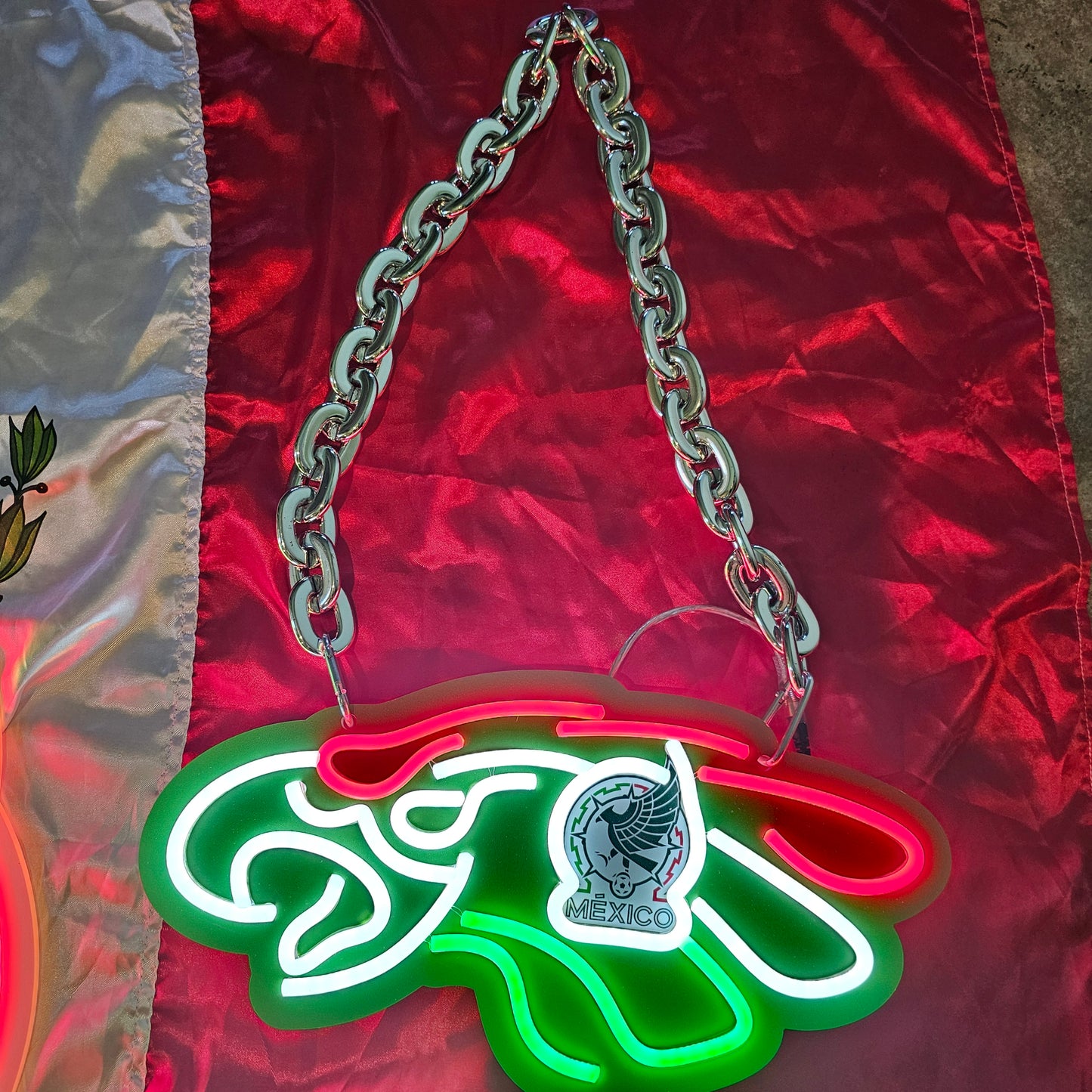 Mexico National Team led eagle chain necklace and wall