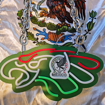 Mexico National Team led eagle chain necklace and wall