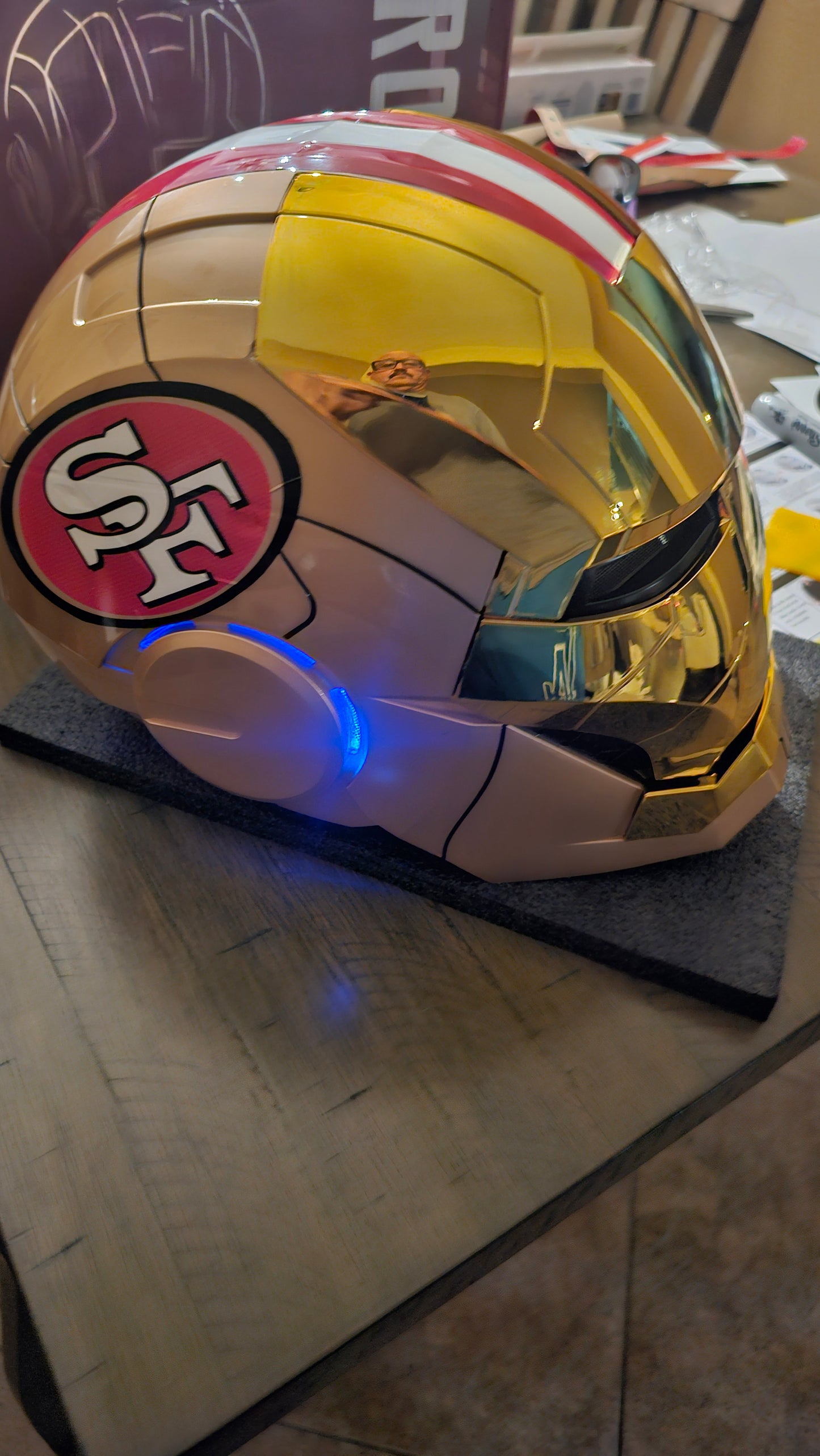 Ironman football helmet